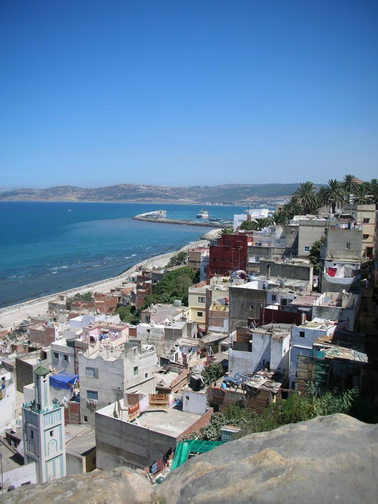 Corniche Tanger vue de la Médina