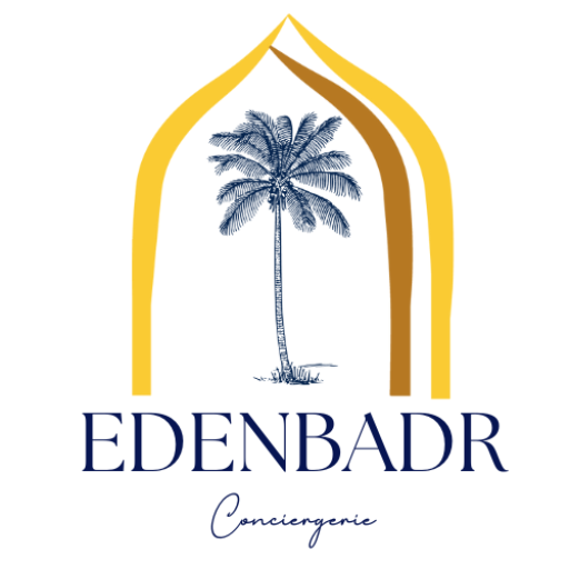 palmier porte orientale logo Edenbadr conciergerie